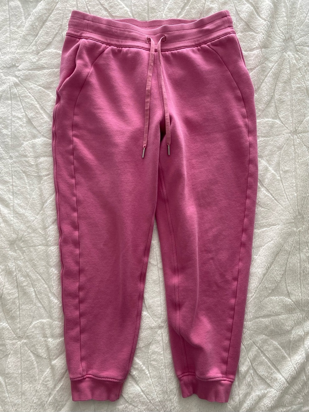 Lululemon Scuba High-Rise Jogger Fleece Size 8 Pink Blossom